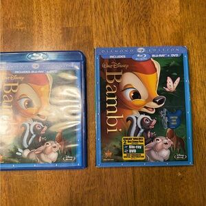 Disney Bambi Diamond Edition Blu-ray and DVD Set - Blue and Brown